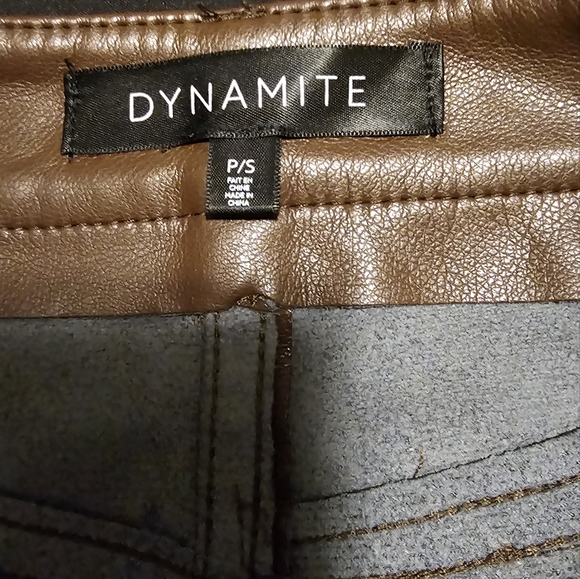 Dynamite Pleather Midi slit skirt - Picture 2 of 5